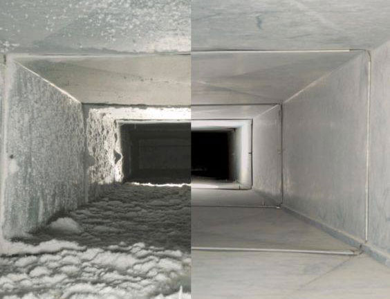 Before and After - Air Duct Before and After - Air Duct