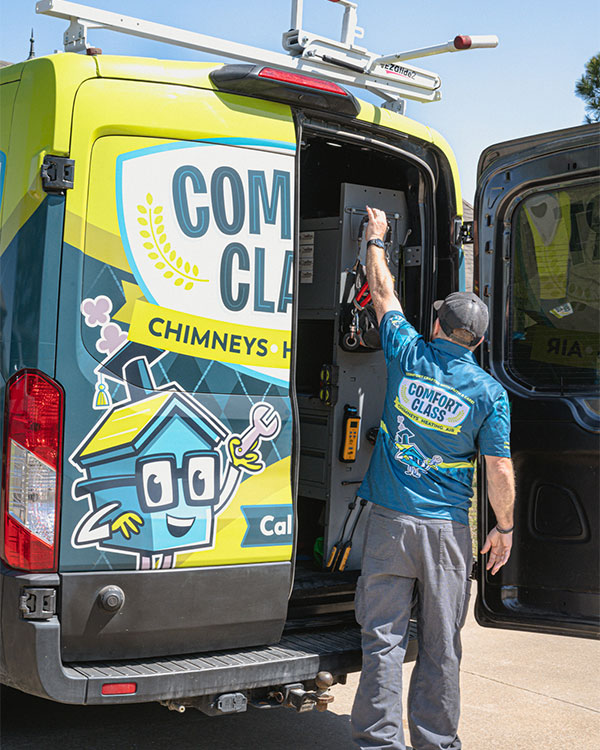 Technician-with-Van