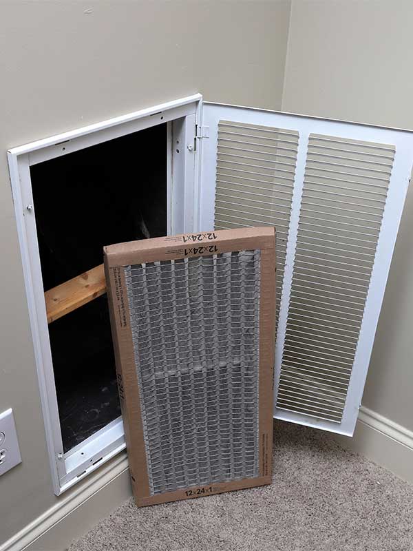 Dirty Air Duct Filter Dirty Air Duct Filter