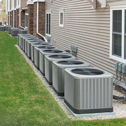 Heating and Air Conditioning Housing Complex Heating and Air Conditioning Housing Complex
