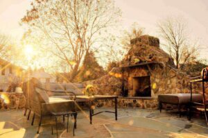 outdoor living space
