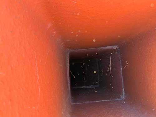 Stock photo of liner before resurface-C and C Chimney Before resurface on liner